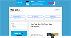 Desktop Screenshot of dog-collar.biz